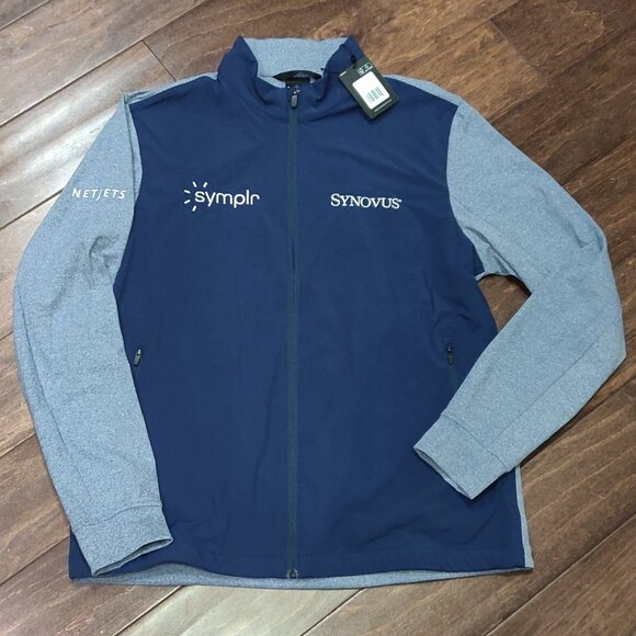 Dunning Golf Glenbeg Water-Resistant Performance Jacket Blue NEW WITH TA… - Picture 1 of 11